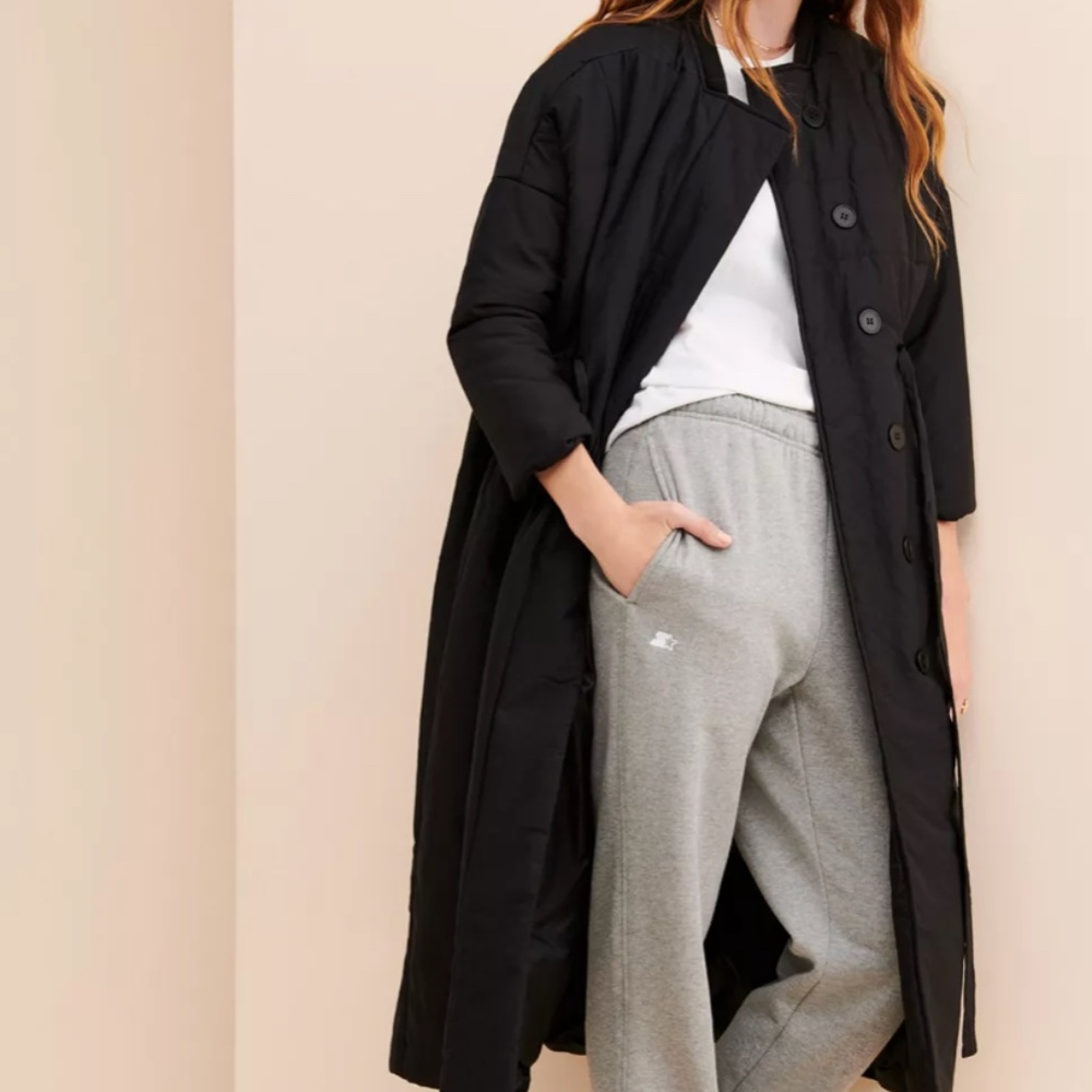 Like-New Intentionally Blank Dash Quilted Jacket